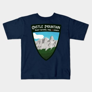 Castle Mountain - Banff, Canada Kids T-Shirt